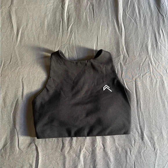 Oner Active Black High-Neck Sports Bra - Picture 2 of 3